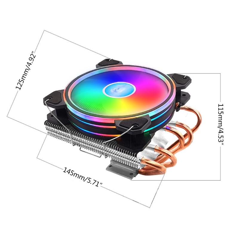 Quạt Tản Nhiệt Cpu 5 Ống 12v-4pin Yên Tĩnh