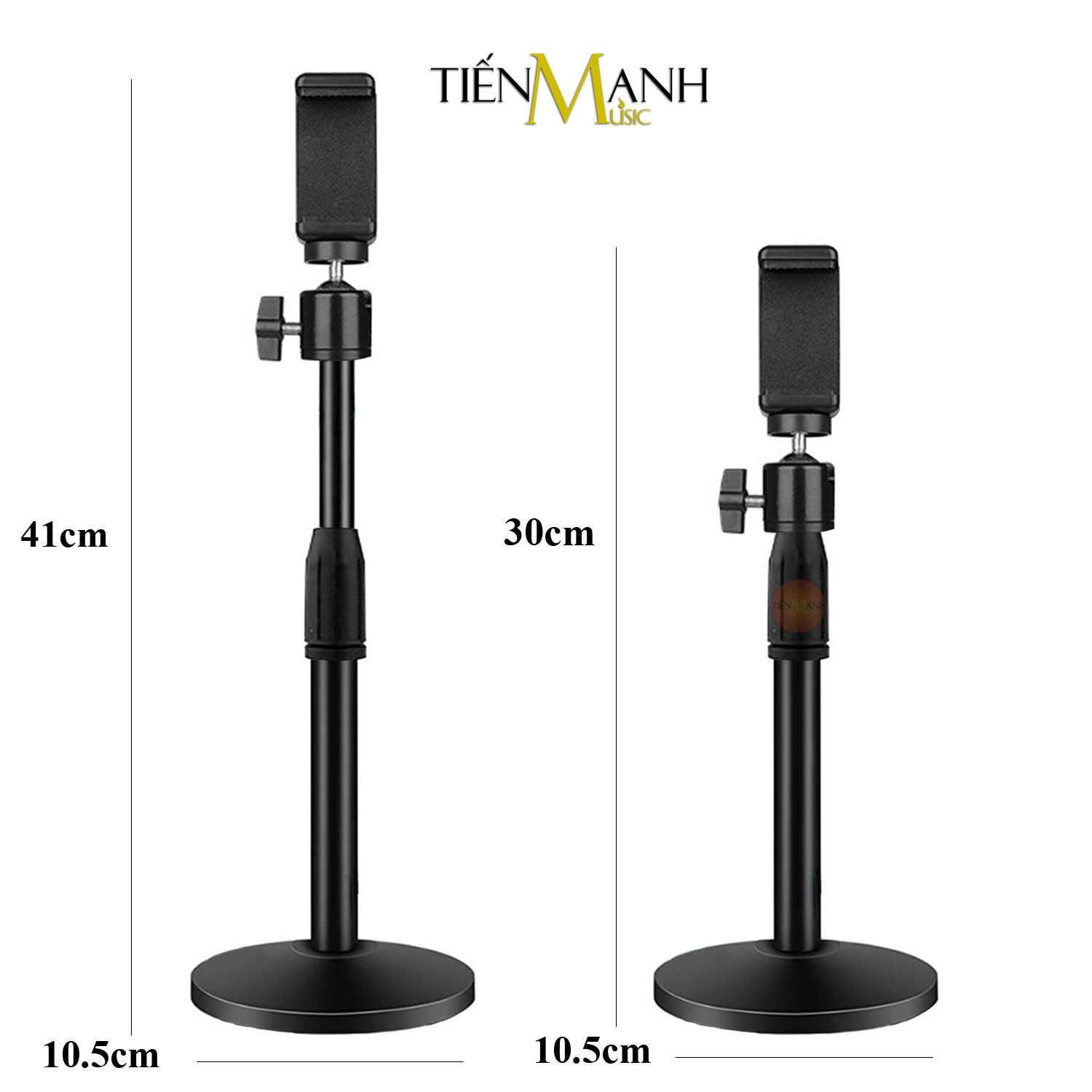 Giá Đỡ Kẹp Điện Thoại Để Bàn Dr.Mic A9 Xoay 360 Độ - Đế Stand Livestream, Học Online, Xem Phim, Quay Video Hàng Chính Hãng - Kèm Móng Gẩy DreamMaker