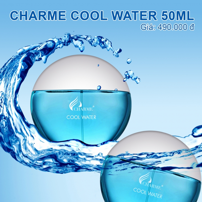 Cặp đôi nước hoa nữ Charme Chance (30ml) và nam Cool Water(50ml)