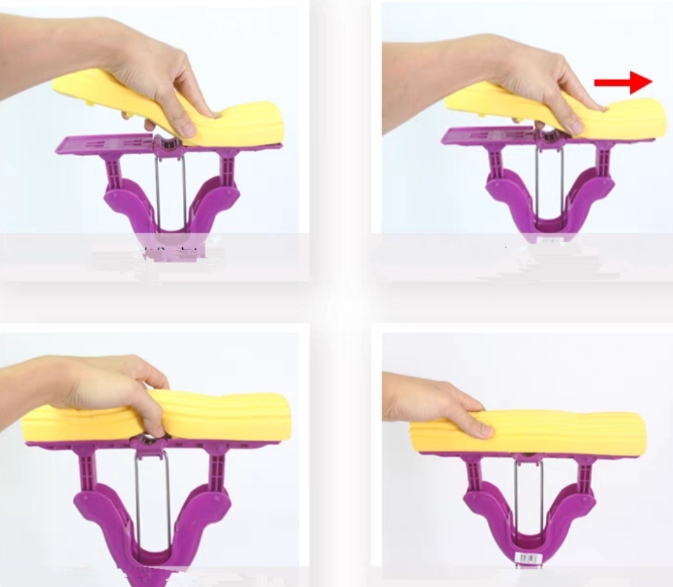 CÂY LAU NHÀ MÚT XỐP PVA THÔNG MINH CÁN TĂNG ĐƠ TỰ VẮT TRỢ LỰC KÈM 1 BÔNG LAU