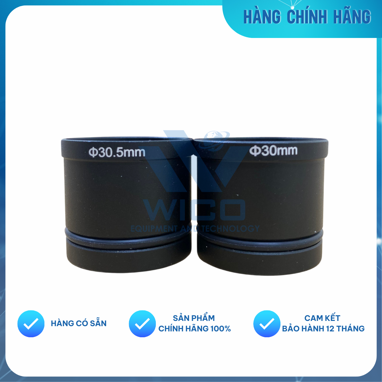 Bộ Ống Kính 0.5x Chuyên Dụng Cho Camera Kết Nối Kính Hiển Vi - Hàng Chính Hãng