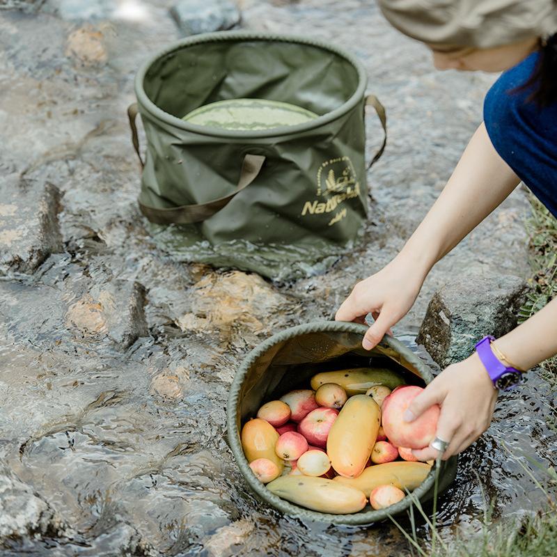 Xô nước Naturehike siêu nhẹ có thể gấp gọn, dùng cho du lịch, dã ngoại NH20SJ040