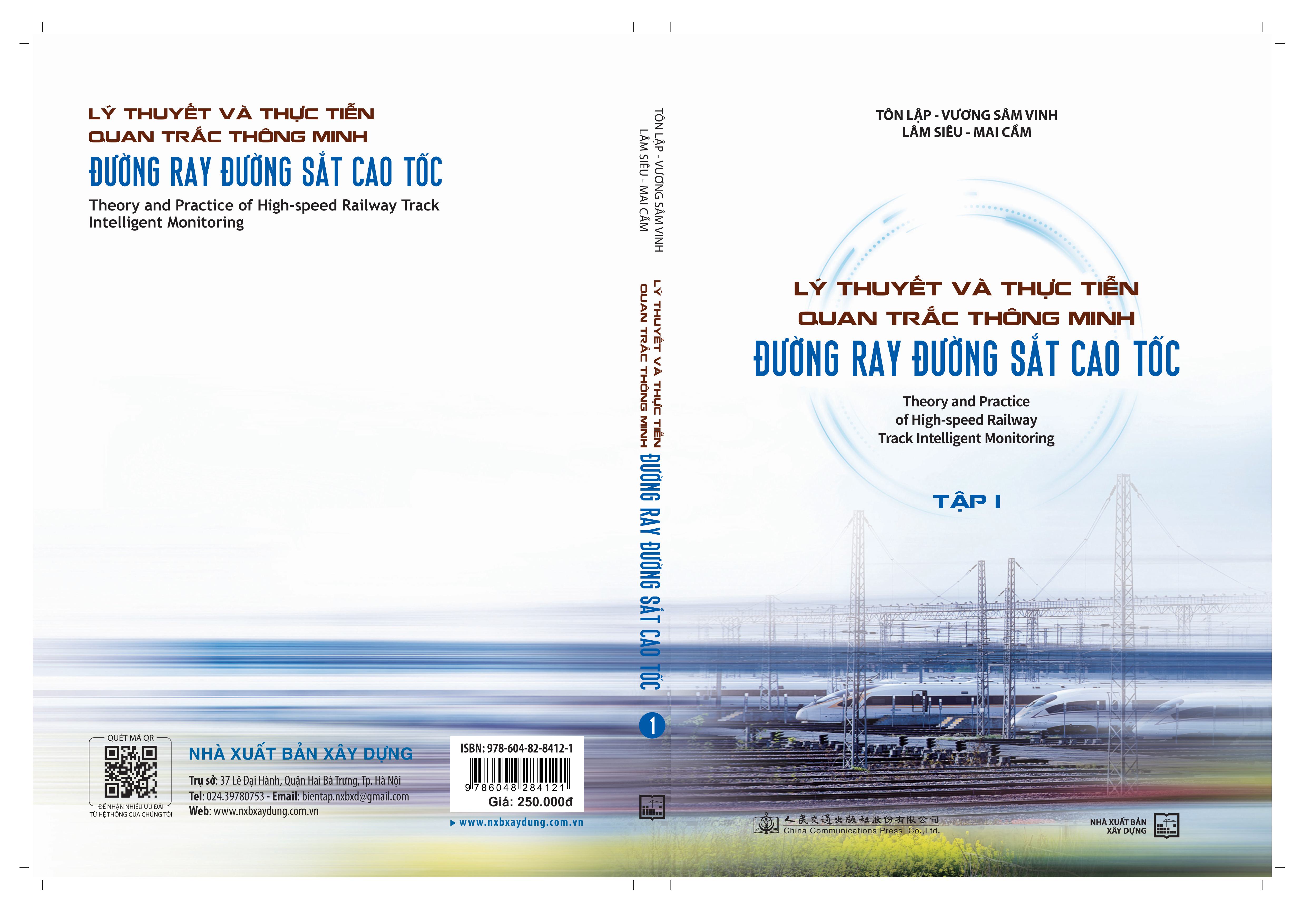 (Bộ 2 tập) LÝ THUYẾT VÀ THỰC TIỄN QUAN TRẮC THÔNG MINH ĐƯỜNG RAY ĐƯỜNG SẮT CAO TỐC – Nxb Xây Dựng