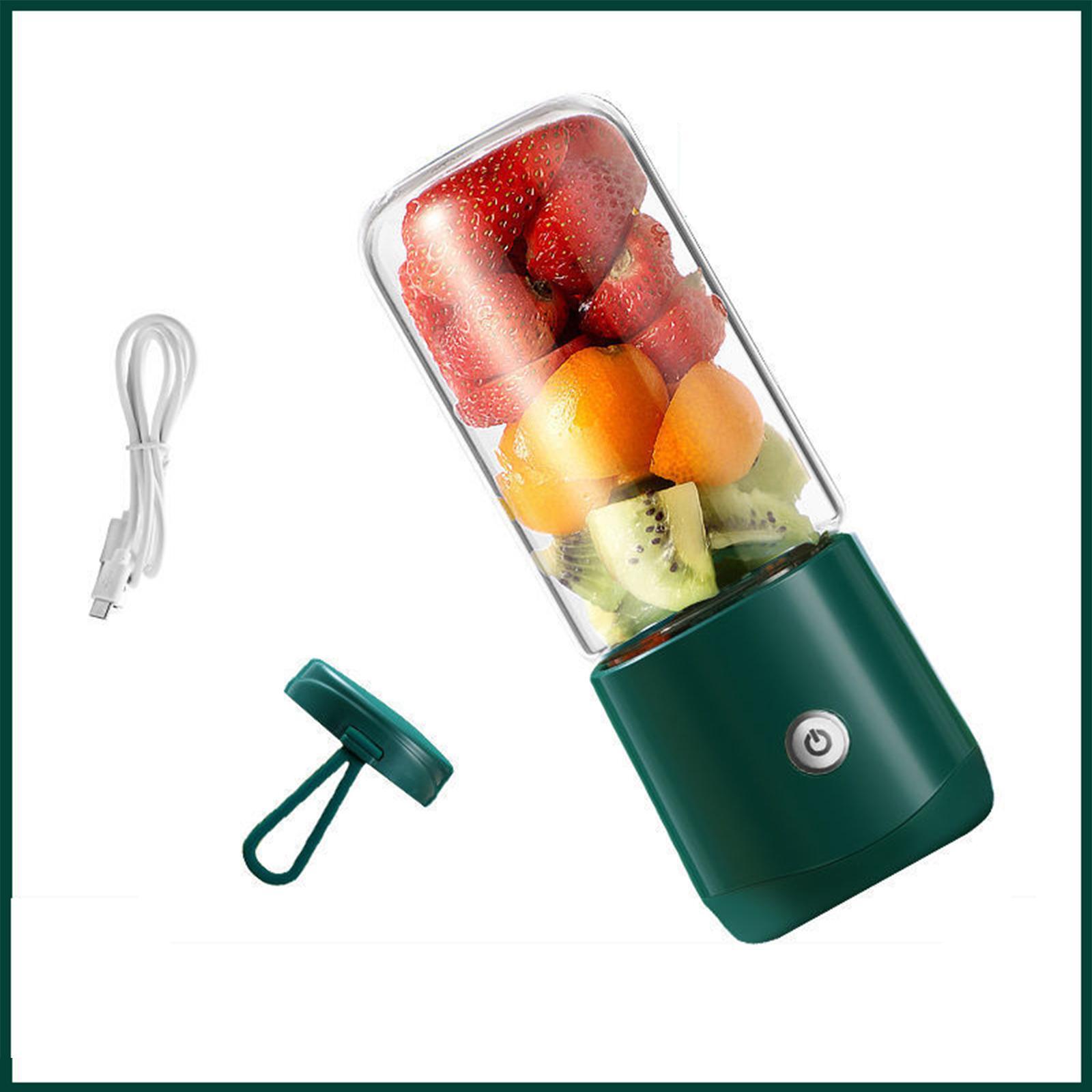 Electric Food Mixer Ice Crusher Travel Mini with Lid Green