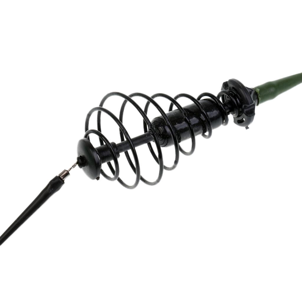 Fishing Feeder Cage Carp Feeder Fishing Lure Cage With Lead Sinker and Hooks