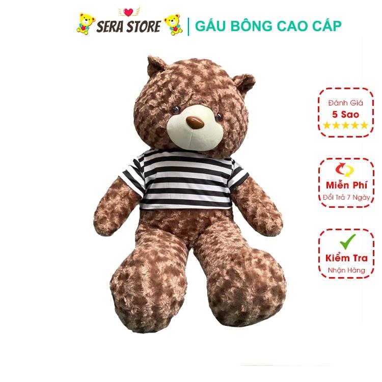 Gấu Bông Teddy 1M8 Gấu Bông To Khổng Lồ Siêu Cute Dễ Thương Vải Lông Xù Cao Cấp Đàn Hồi Đa Chiều Làm Quà Tặng Sinh Nhật