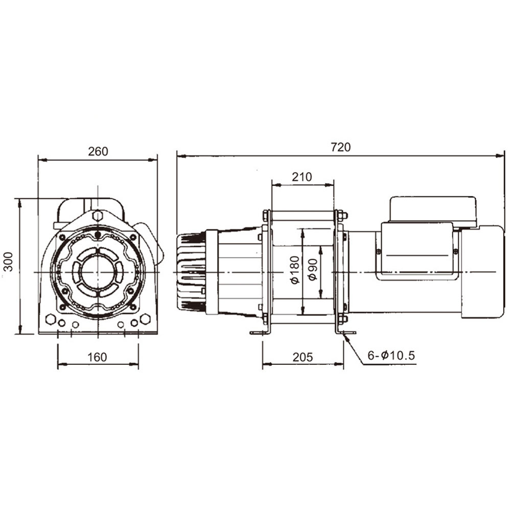 Tời Điện Treo ABG Kio-Winch GG-500 500kg - Máy Tời Điện Mini Nâng Hạ Cơ Động, Tiện Dụng Mang Vác và Di Chuyển - Hàng Chính Hãng