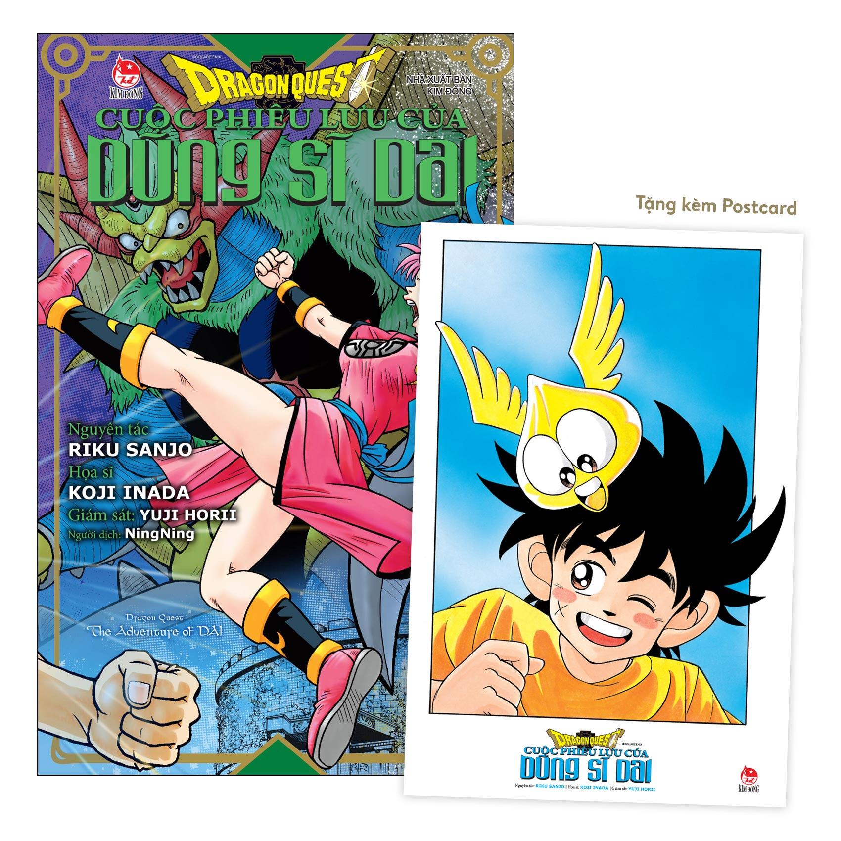 Sách - Dragon Quest - Cuộc Phiêu Lưu Của Dũng Sĩ Dai - Tập 9 - Kị Sĩ Rồng IV - Tặng Kèm Postcard