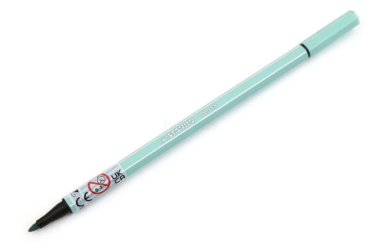 Bút lông màu Stabilo Pen 68 Maker - 1.0mm - Màu xanh mint natural (Eucalyptus - 12)