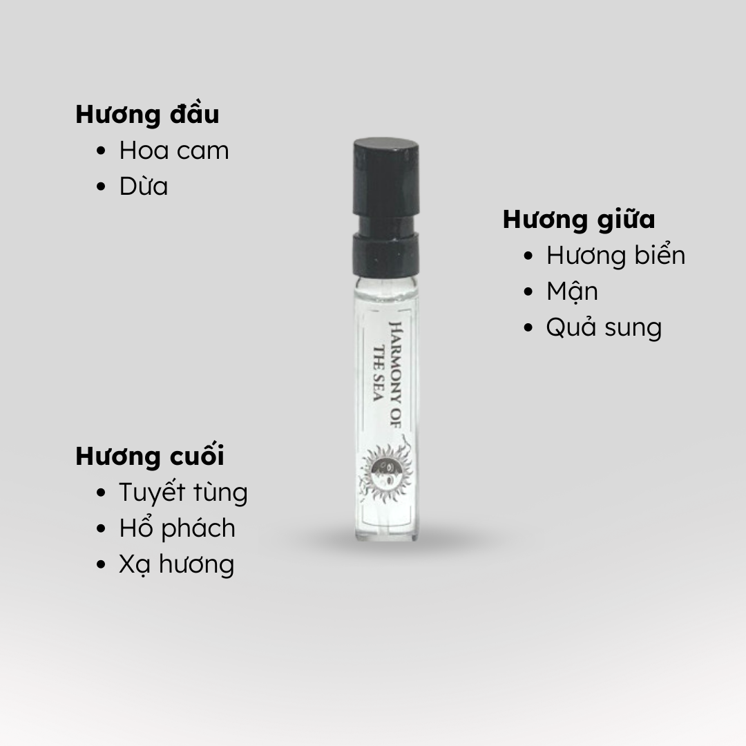 Combo nước hoa Morra 5 chai BST - The Mood 2ml