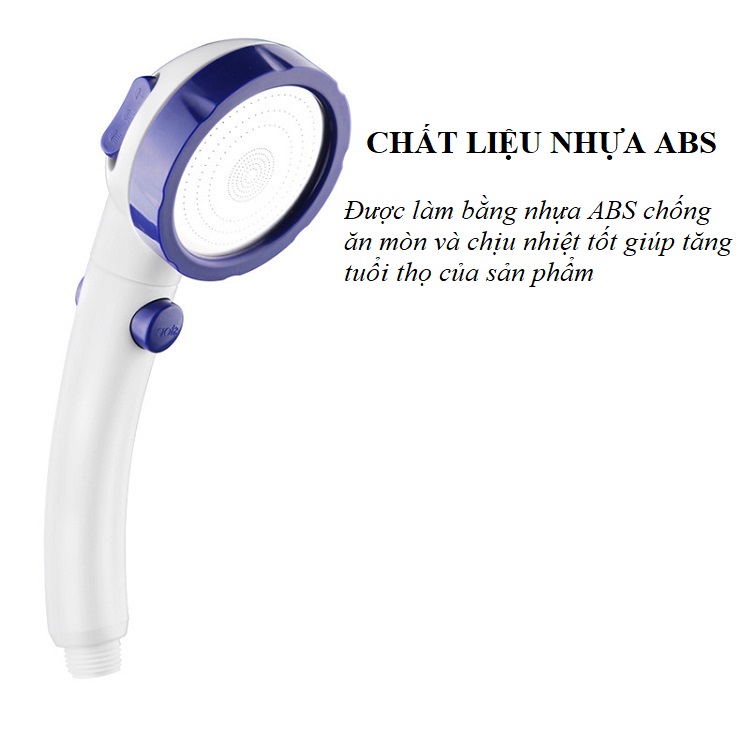 Bộ Vòi Sen Tăng Áp Lực Nước S.3A Chống Bào Mòn, Chịu Nhiệt Tốt.