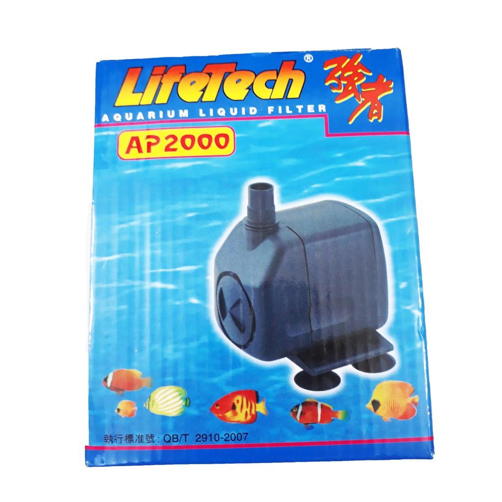 Máy Bơm Nước Hồ Cá LifeTech AP2000 - Máy Bơm Nước Bể Cá Cao Cấp