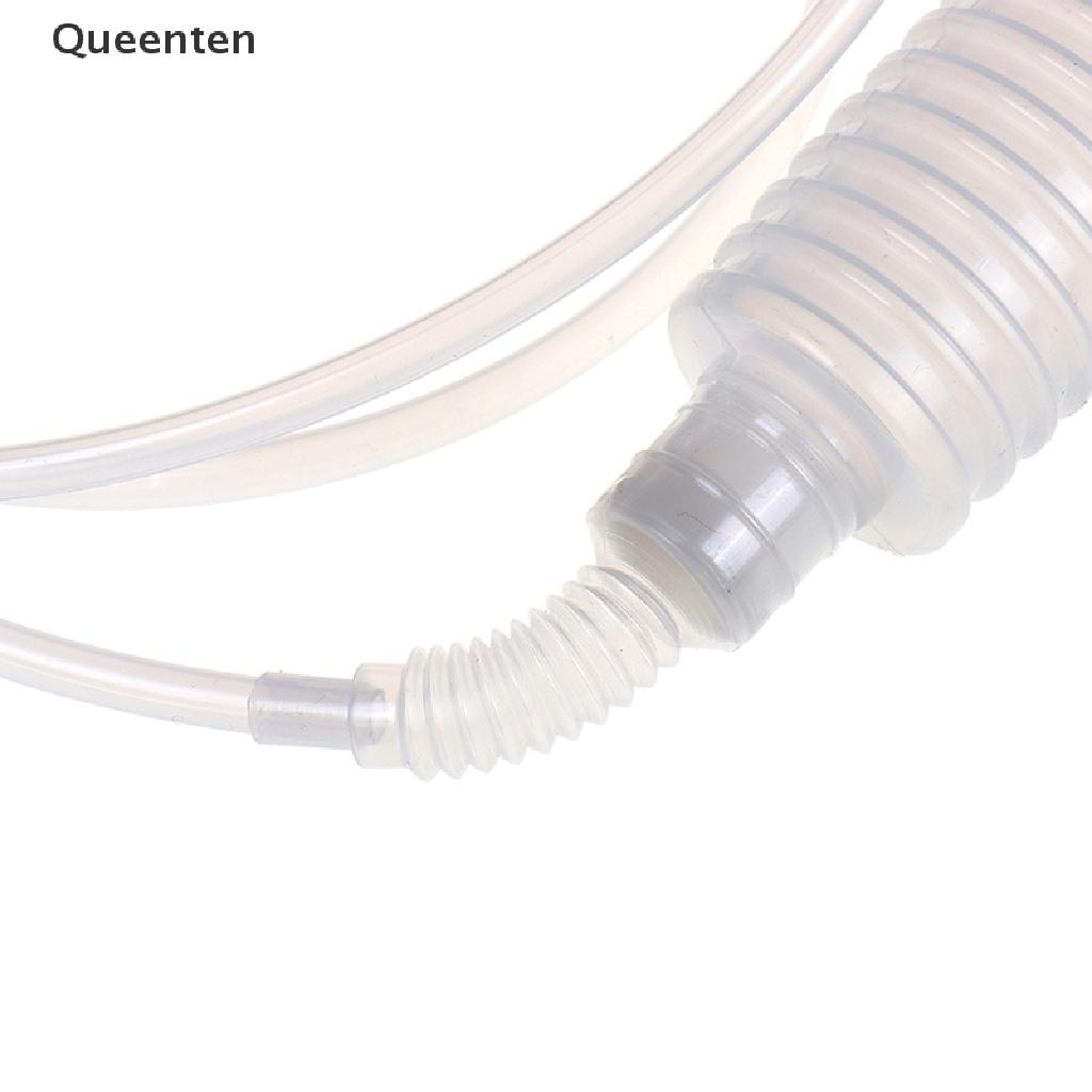 Queenten Plastic Syphon liquid Siphon hose Fuel Liquid Transfer Pump Manual Home Use QT