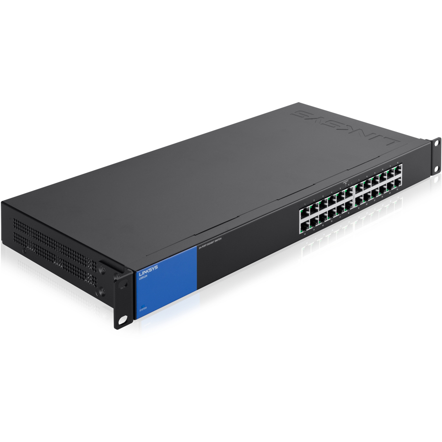 Switch Linksys LGS124-AP Unmanaged 24-Port Business Gigabit - Hàng Chính Hãng