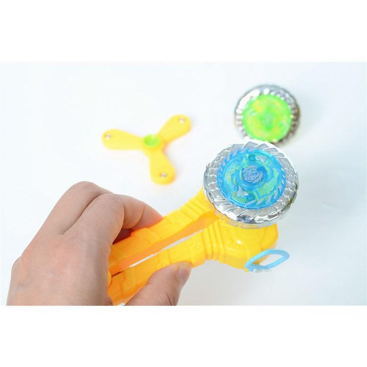 Đồ chơi con quay vô cực có tay cầm- Tặng kèm 1 spinner- Con quay phát sáng