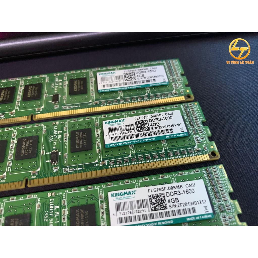 RAM DDR3 Kingmax 4GB BUSS 1333mhz (16 chip, chạy main g41) - Hàng Chính Hãng