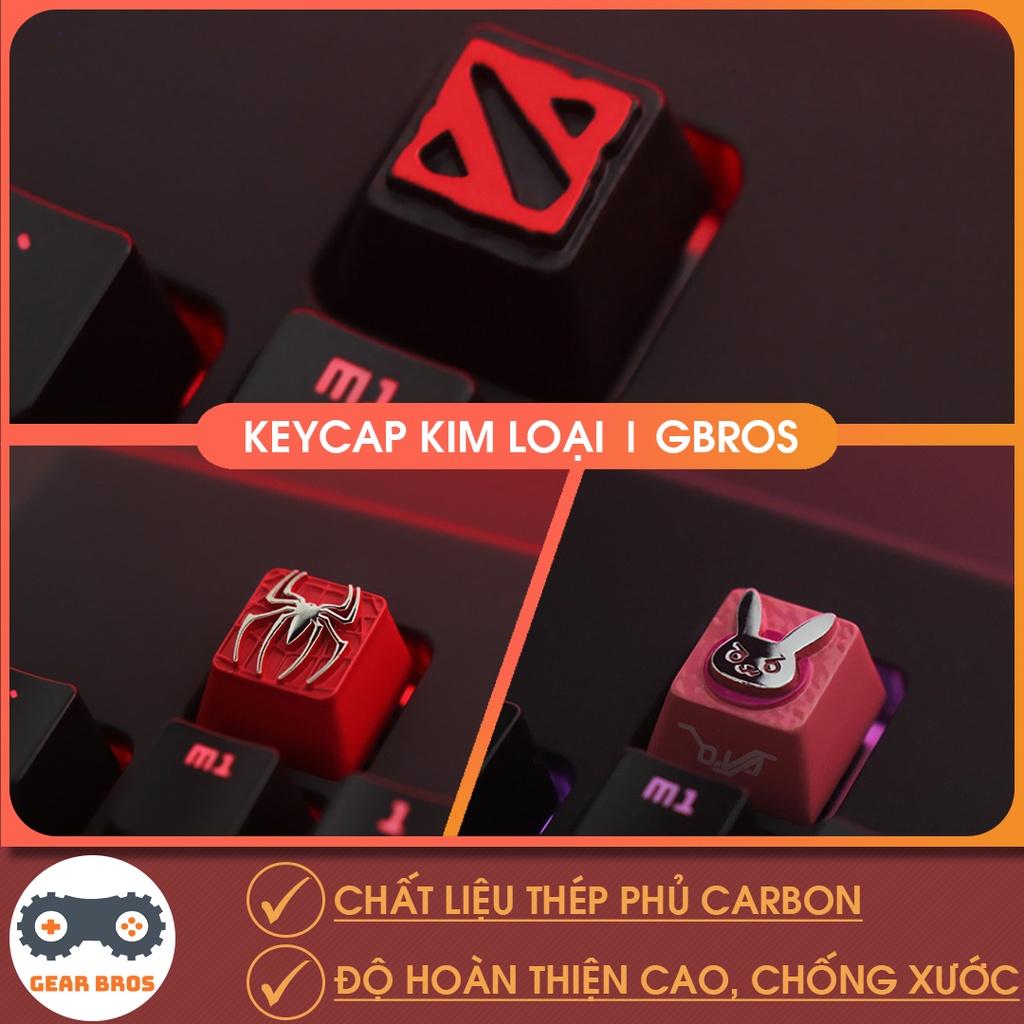 Keycap Lẻ Cho Bàn Phím Cơ Chất Liệu Kim Loại | Gearbros