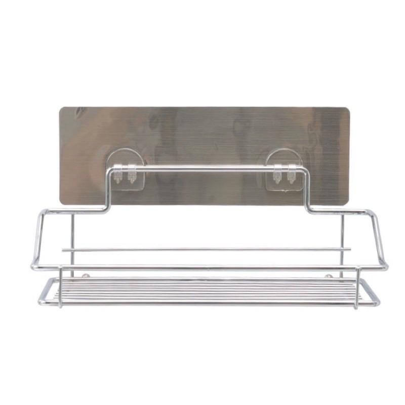 Kệ nhà bếp,kệ nhà tắm inox dính cường lực siêu chắc mã 5002