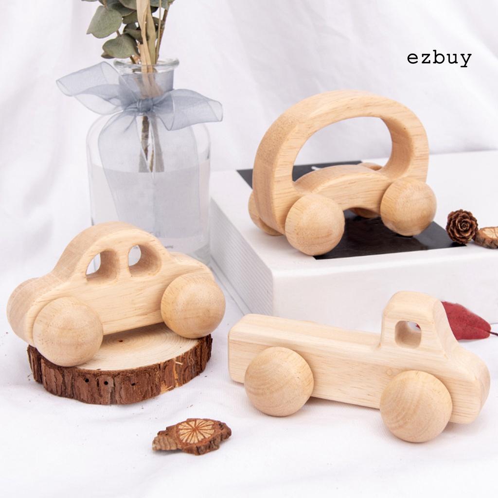 Mô Hình Xe Đồ Chơi Hoạt Hình Bằng Gỗ Cho Bé