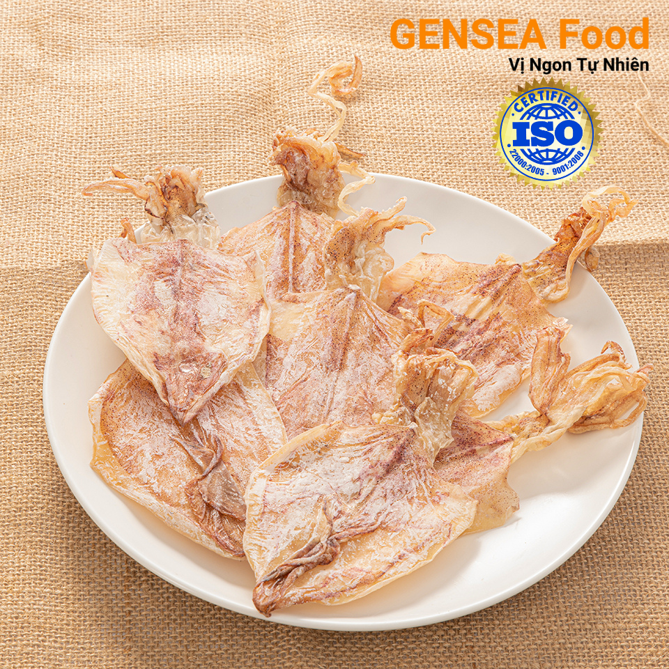 [HCM Ship Hỏa Tốc 2H] Mực Khô Phú Quý GENSEA Food G1022 Loại 1 - 300G Không Chất Bảo Quản (Size 90 – 100/1KG) Ngọt Tự Nhiên