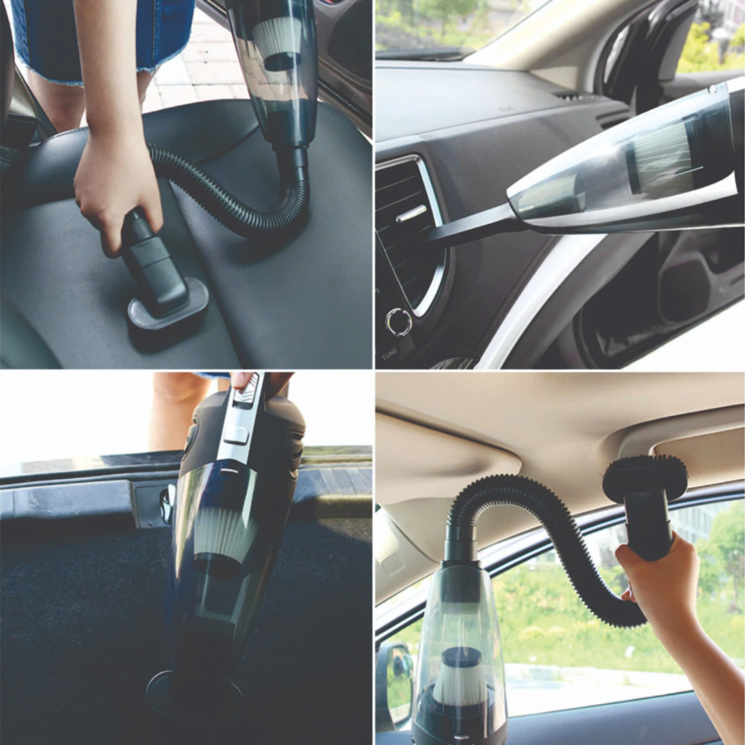 FTAKYNMáy Hút Bụi Cầm Tay Cao Cấp - Thiết Kế Không Dây - Tặng Kèm Đầu Hút -  Lực Hút 20000PA Siêu Mạnh Siêu Sạch Hàng Chính Hãng