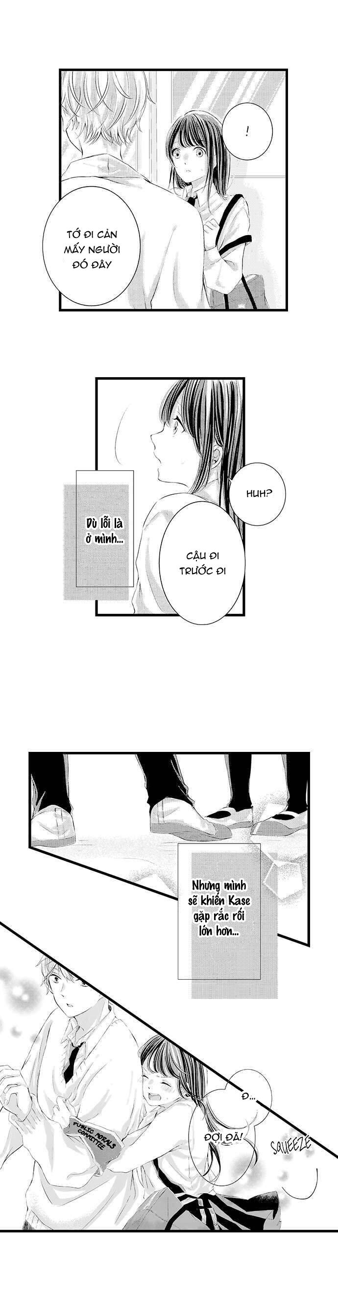 [16+] tớ và cậu chỉ còn cách nhau 0,01mm nữa chapter 8.3 2