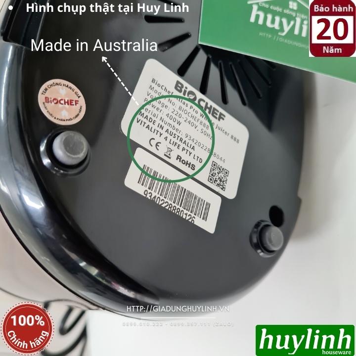 Máy ép trái cây chậm Biochef 888 Pro - Made in Úc - Hàng Chính Hãng