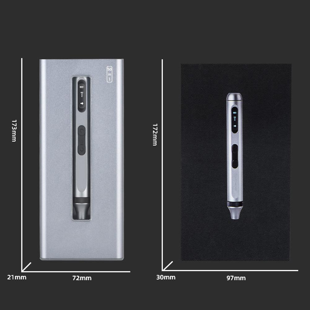 High Precise Electric Screwdriver Multifunctional Screw Driver Type-C Charging Electric Repairing Tool Set for Mobilephones Computers Home Appliances