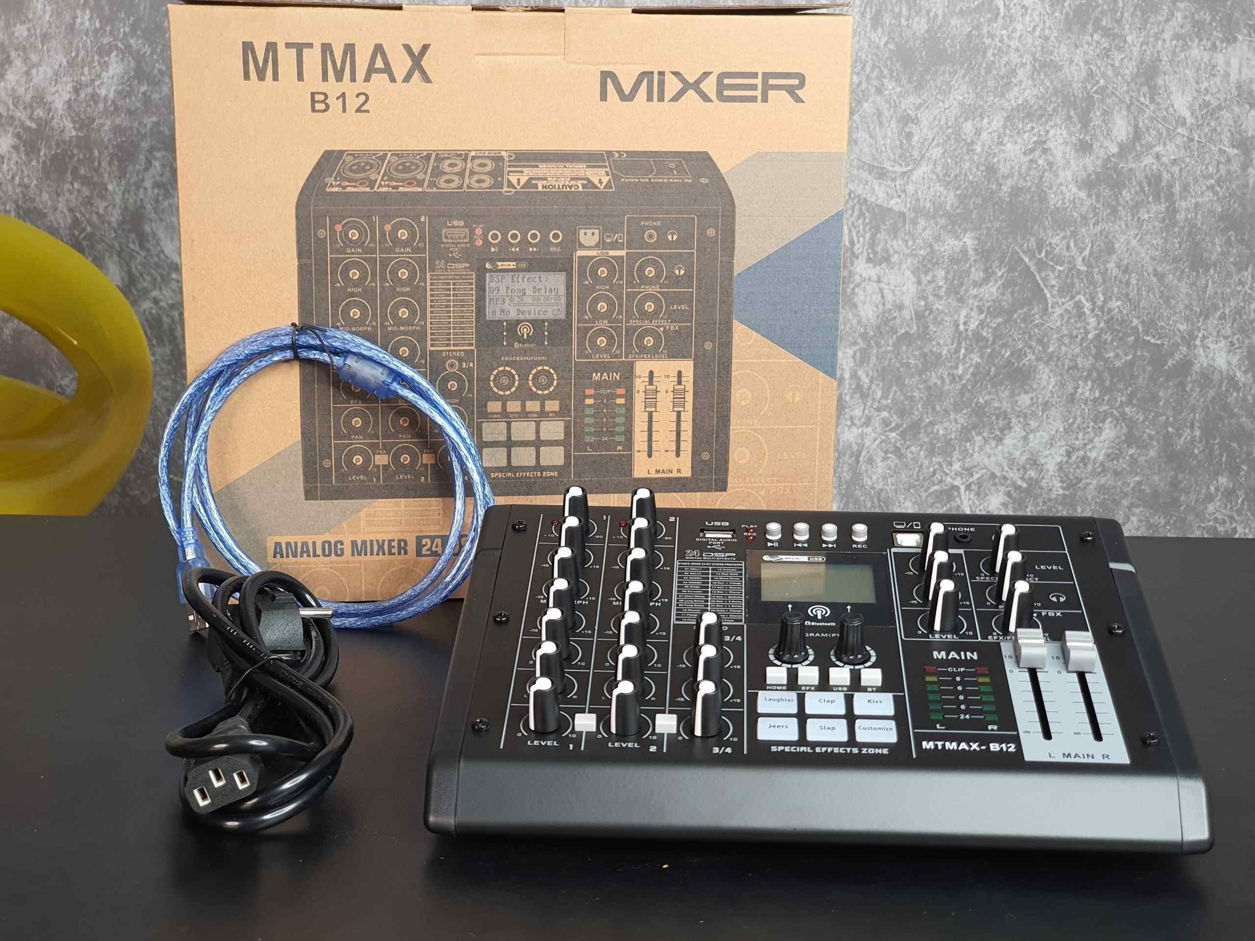 Mixer F4 Pro - Tích hợp vang số 16 chế độ vang- Chuyển đổi thành soundcard livestream karaoke Vừa Thu Âm Vừa Hát Ra Loa Hàng Chính Hãng