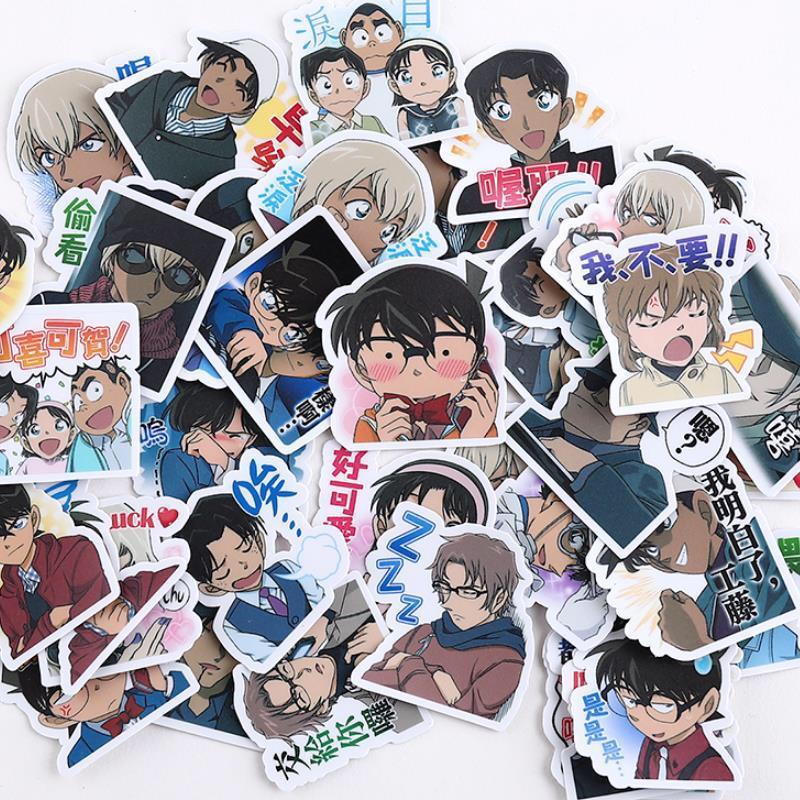 Sticker CONAN set 30 ảnh có ép lụa