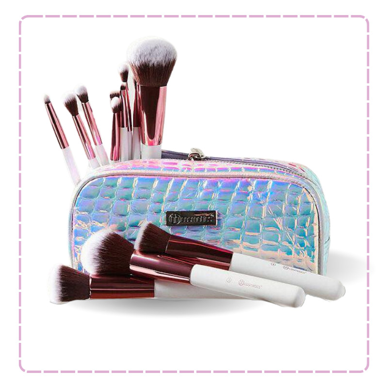 Bộ Cọ Trang Điểm 12 Cây BH COSMETICS Crystal  Quartz Brush Set