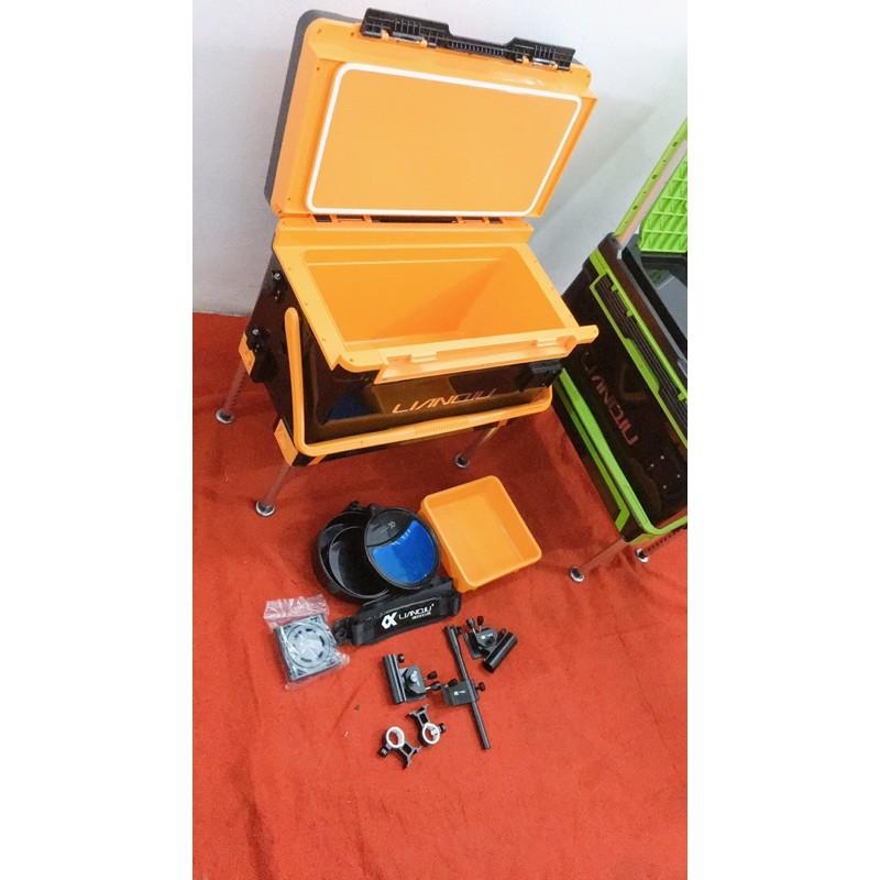 Thùng câu đài Lq S2 32 lít cao cấp đầy đủ phụ kiện