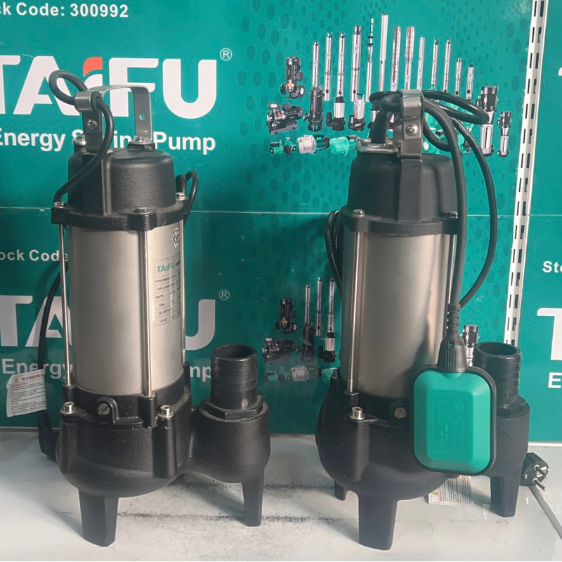 Máy bơm chìm nước thải 750W Thân INOX 304 TAIFU WFD25-11-0.75 và WFD25-11-0.75A - Bảo hành 1 năm