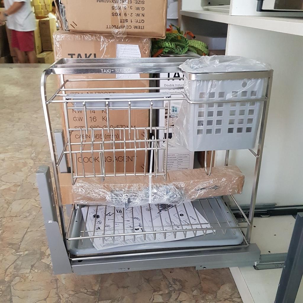 Kệ Để Dao Thớt Gia Vị Đa Năng Tủ Bếp INOX 304 Chính Hãng - Bảo Hành INOX Trọn Đời