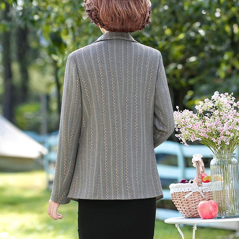 Áo Khoác Vest Trung Niên Kẻ Sọc Sang Trọng Quý Phái AV12 - Hàng Quảng Châu Cao Cấp