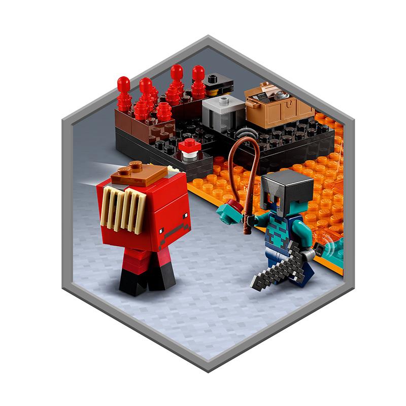 Đồ Chơi LEGO Trận Đối Đầu Tại Nether 21185