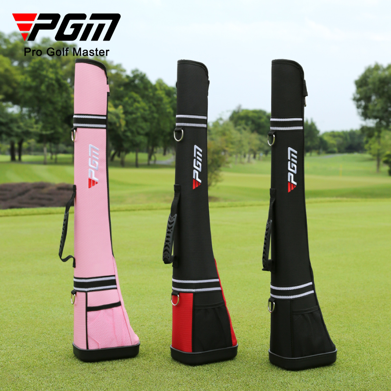 Túi Gậy Tập Golf - Sunday Bag - Pgm - Qiab010 - Đen Đỏ