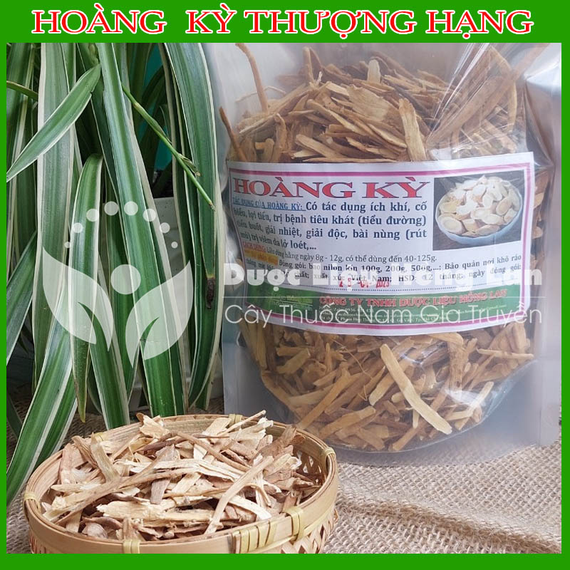 Hoàng kỳ vị thuốc bắc khô sạch đóng gói 1kg