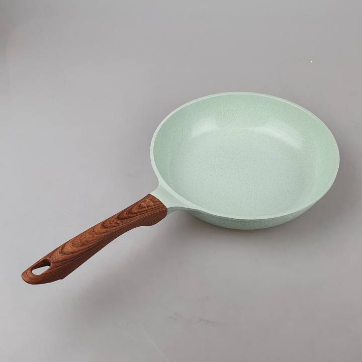 Chảo đúc 7 lớp chống dính đáy từ dùng trên mọi loại bếp Greencook GCP06-26 size 26cm, sâu 6.5cm, hàng y hình-Hàng chính hãng