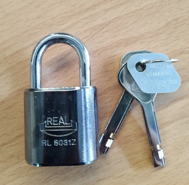 RL8031Z Khóa treo chìa vuông Reallocks 30mm lõi an toàn chống dò mã 4000 mã chìa khác nhau