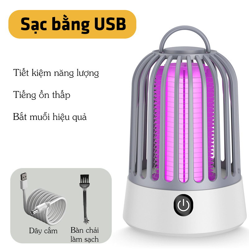 đèn bắt muỗi lồng chim hiệu quả và an toàn - K1369