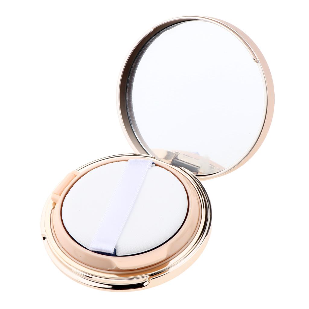 Makeup Tool Air Cushion BB CC Cream Foundation Empty Container & Vanity Mirror