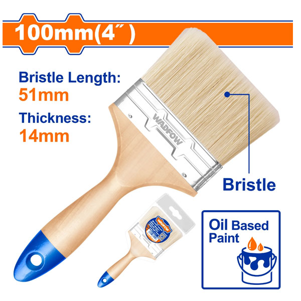 Cọ sơn dầu WadFow WPB2904 4'(100mm) Chính hãng - Giá tốt! | Phụ Kiện Các  Loại