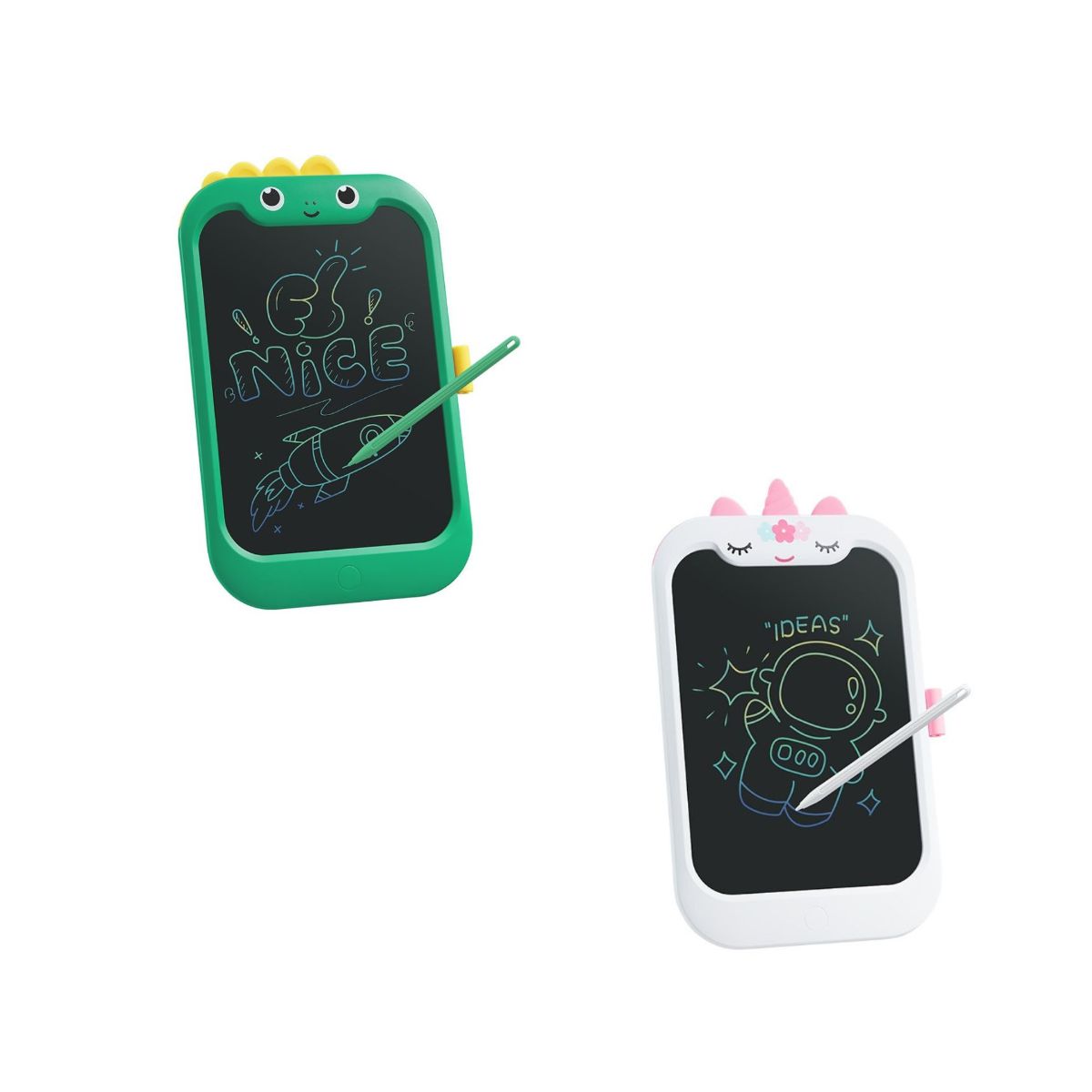 Bảng Vẽ Thông Minh Mực Đa Sắc 10&quot; Khủng Long Tinh Nghịch COOLKIDS ZJ19-C