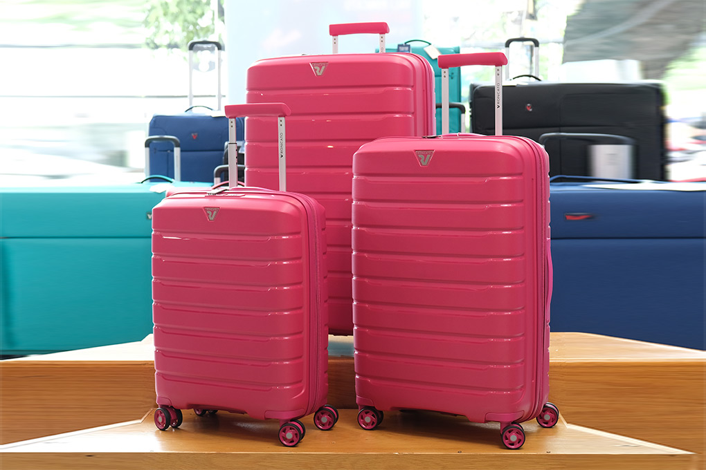 Vali kéo du lịch RONCATO BUTTERFLY size 20/26/30 inch, nhựa PP siêu nhẹ, chống va đập, thương hiệu Ý, Bảo hành quốc tế 5 năm