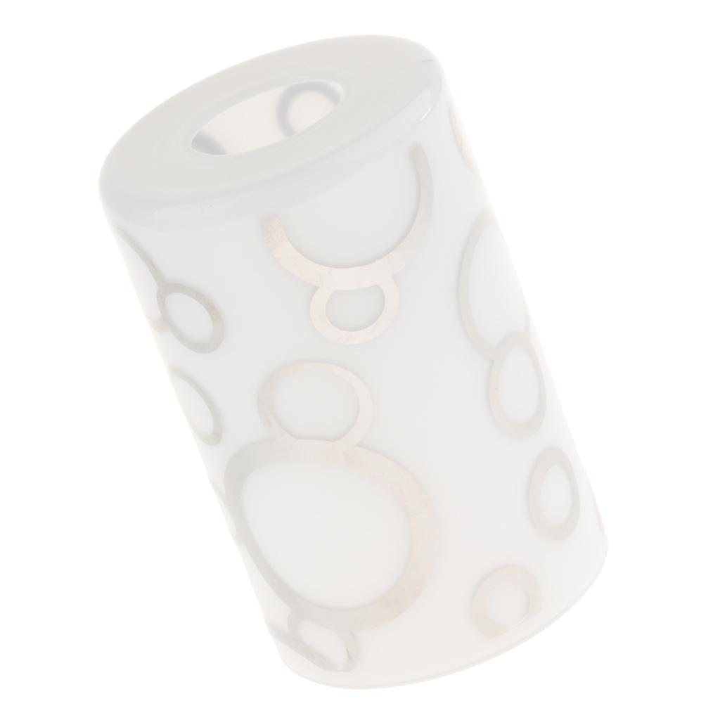 Quạt Trần Kính Trắng E27 Đèn Chùm Treo Tường Đèn Treo Tường Bóng Râm