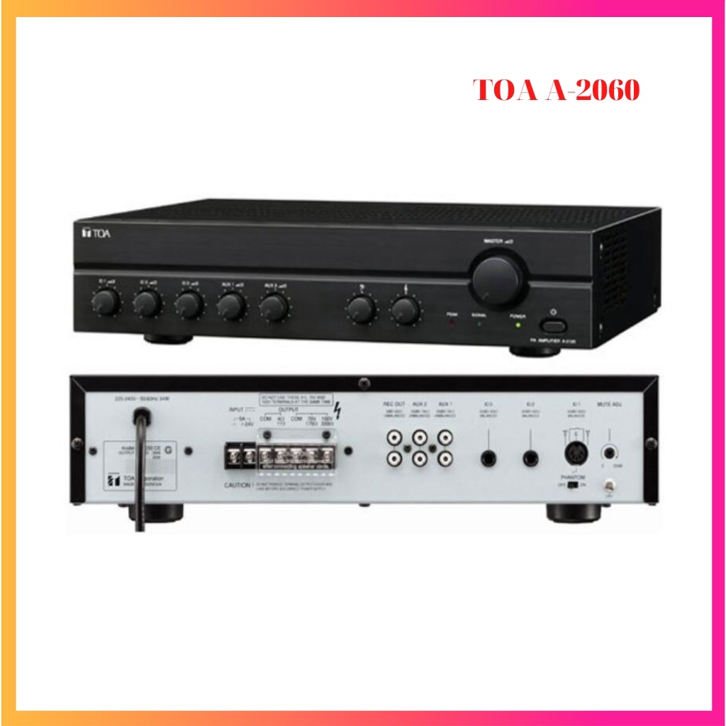Amply truyền thanh 60W TOA A-2060