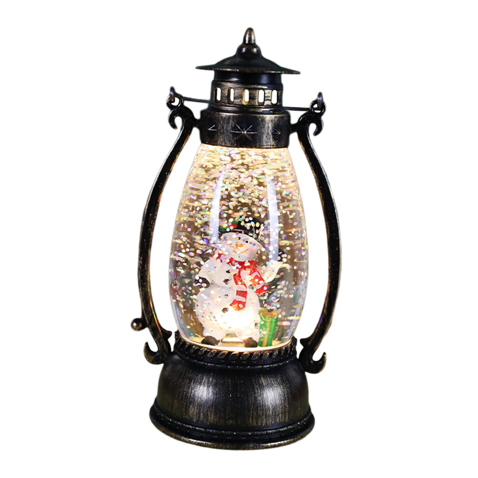 Christmas Lighted Lantern Children Gift Holidays Decorative Party Home Decor