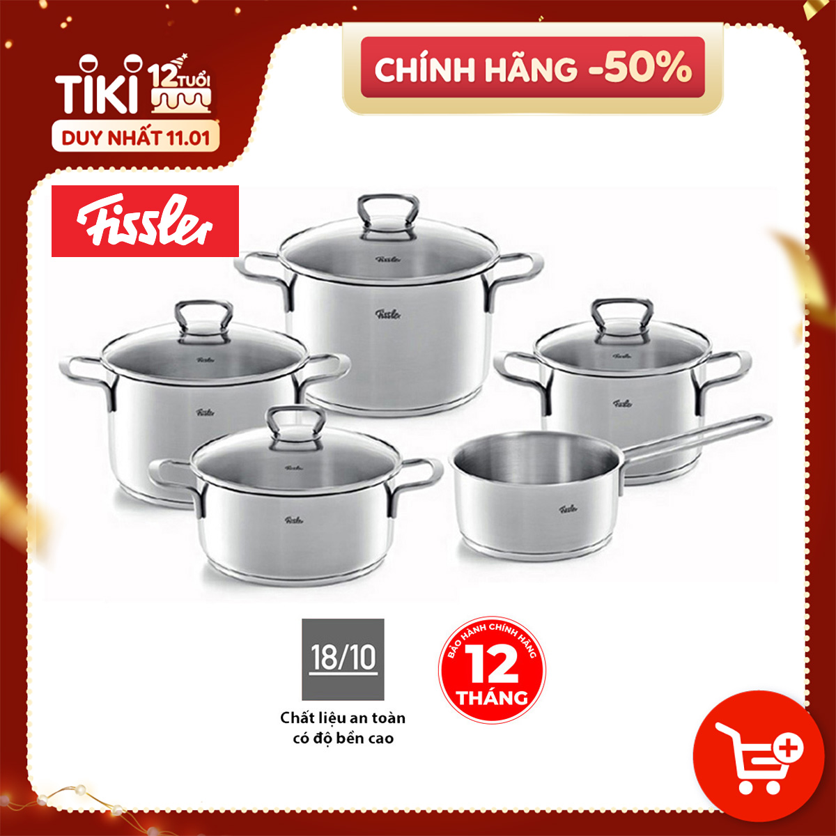 Bộ nồi Fissler Las Vegas 5 món