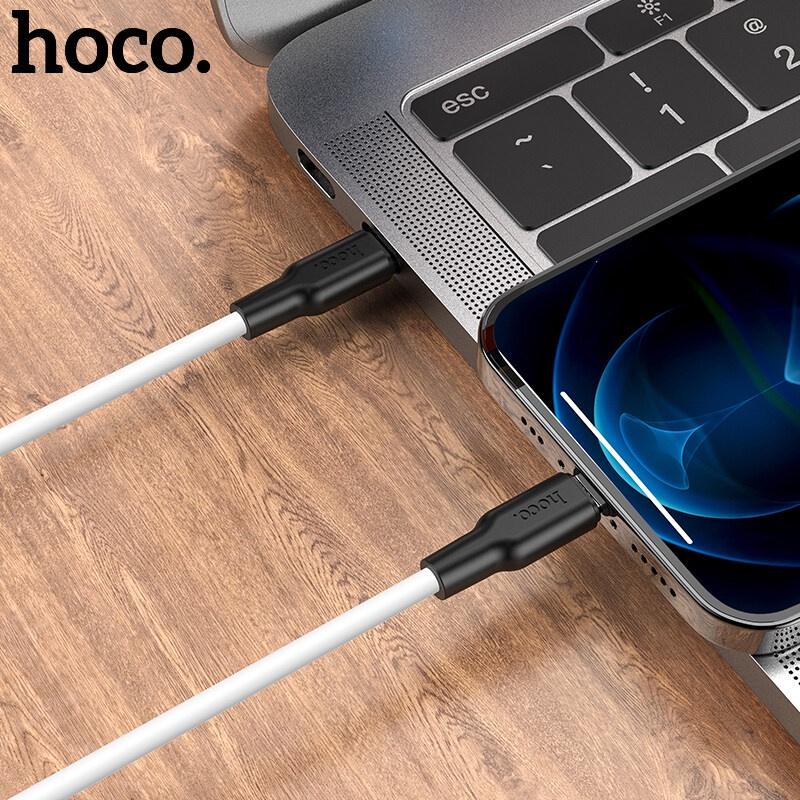 Cáp sạc nhanh Hoco X21 Plus đầu cắm USB C sang thích hợp cho 12 Pro PD 20W